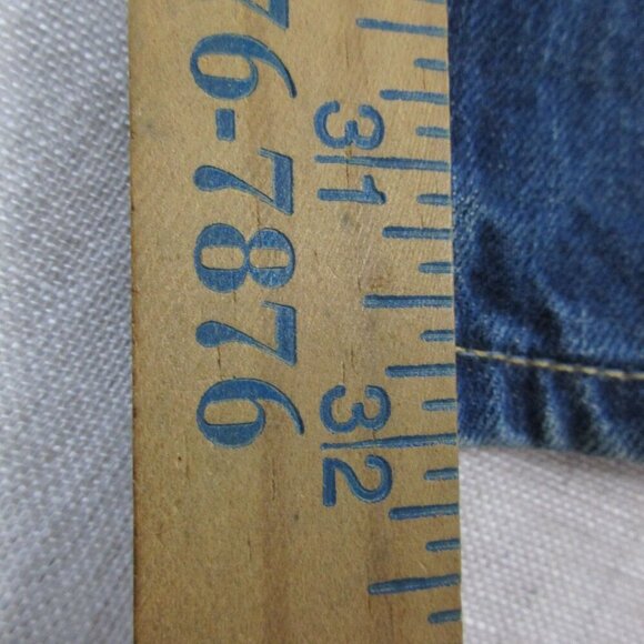 Vintage Polo Ralph Lauren Jeans Mens 34x32 Blue‎ Denim Straight Leg Relaxed Fit - Picture 10 of 12